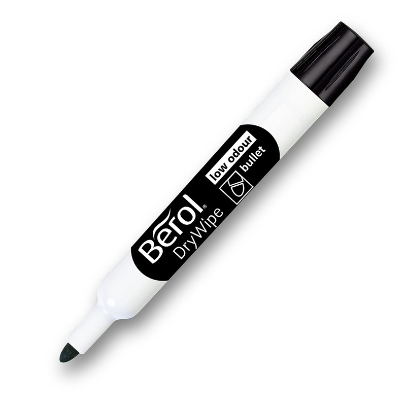 Berol Dry Wipe Whiteboard Marker Pens | Bullet Tip |