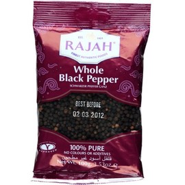 Rajah Whole Black Pepper 20x100g
