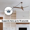 Ciata Ceiling Fan Mounting Bracket, Saf-T-Brace with Locking Teeth, 3