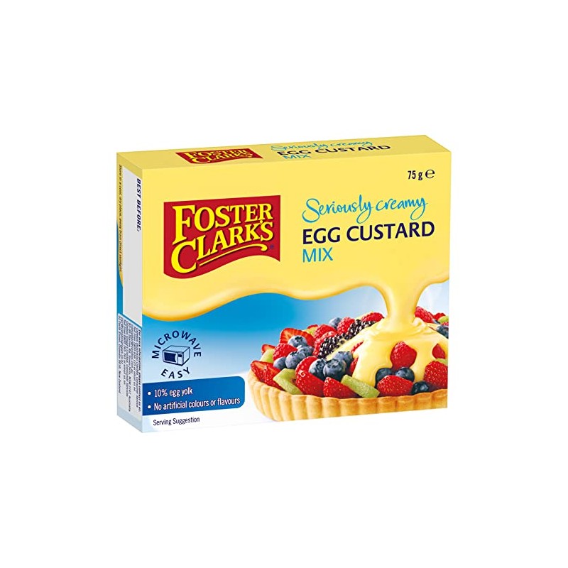 Foster Clark's Egg Custard Mix Flavoured Pudding Instant Custard Mix