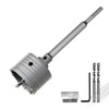 CSOOM Concrete Hole Saw 3-1/8" (80mm) with 220mm SDS Plus