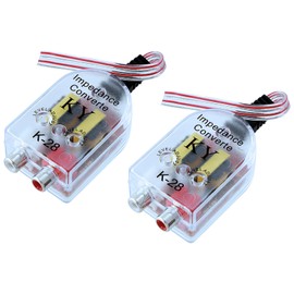 RCA Audio Output Converter: Speaker to Line Converter - Convert Speaker Outputs to Line Signals for Portable Sound Systems