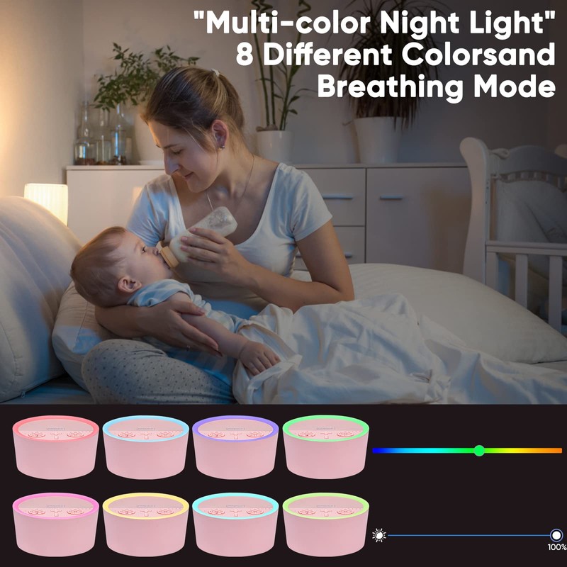 Sleepmac DualPlay Pink Noise Machine & Night Light (PINK)