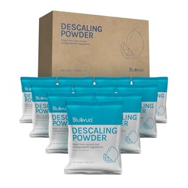 Bluevua Descaling Powder, Organic Citric Acid, Removes Scale and Build-Up, 10 Uses & Individually Packed for Each Use