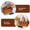 Axincardarm Wooden Cable Management Box Wood Cable Storage Organizer, Desk