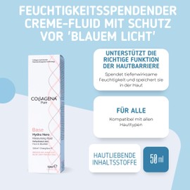 Collagena Pure Hydra Hero Moisturising Fluid Cream - Deep Moisture and Blue Light Protection