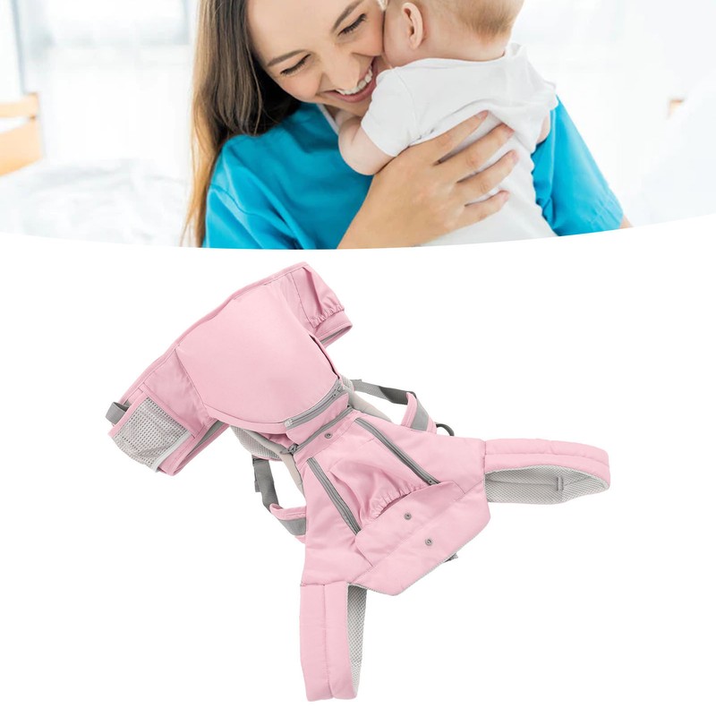 Baby Carrier with Hip Seat Ergonomic Breathable Comfortable Multifunctional Baby
