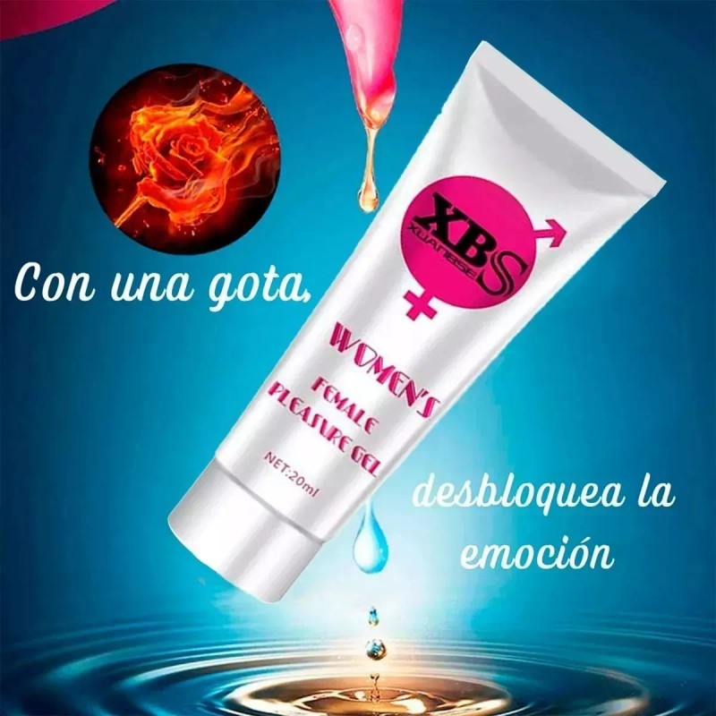 Gel Lubricante Multiorgasmos Intimo Base Agua Sensible Sabor 2 X