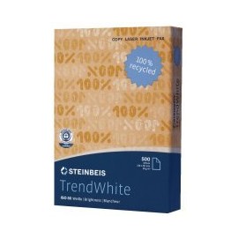 Box of 5 x Reams of A4 Steinbeis 80gsm Classic White Home Office Printer Paper (500 sheets per Ream)