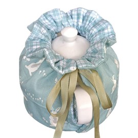 Easter Tea Cosy Cotton Vintage Floral Pattern Dust Cover Tea Cosy Kitchen Home Decorative Teapots Cozy with Insulation Pillow for Housewife Friend Mother