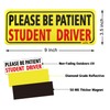 JUSTTOP 3pcs Student Driver Magnet for Car, Please Be Patient