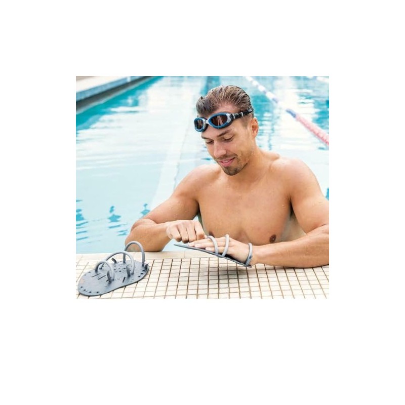 Zoggs Matrix Hand Paddles, Large,Black