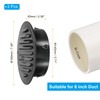 PATIKIL 6" Round Air Vent Cover, 2pcs 304 Stainless Steel