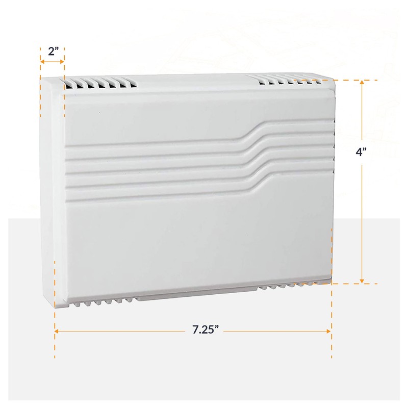 Newhouse Hardware Electric 2-Tone Door Bell Chime Kit with 16V