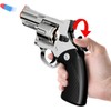 Revolver Toy Gun with Holster Silver - Soft Bullet Western
