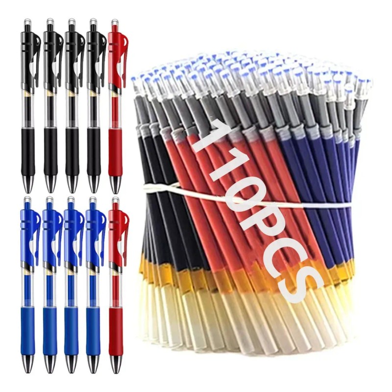 Lapicero Gel Boligrafo Pluma Calidad Escolar Oficina,kit 110