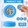 3-Pack LCD Digital Hygrometer Thermometer Hydrometer Humidity Meter Indoor Outdoor