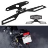 Motorcycle License Plate Stay Angle Adjustable License Holder Fender Less