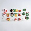 LBPEPAMZ 50Pcs Mixed Christmas Nail Art Charms Cute 3D Xmas
