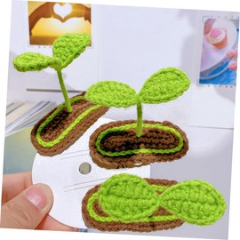 SHOWERORO 2pcs Woolen Knitting Hair Clips Cute Hairpins for Hair Types Comfortable and Versatile Headwear for Occasion