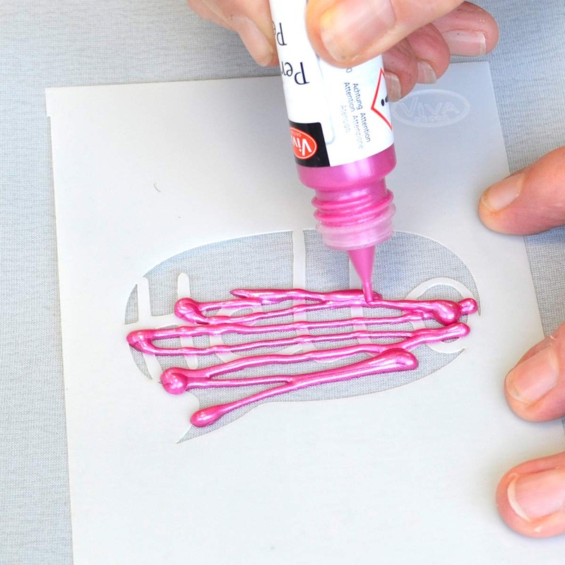 Viva Decor Perlen Pen 28ml - #417 Pink