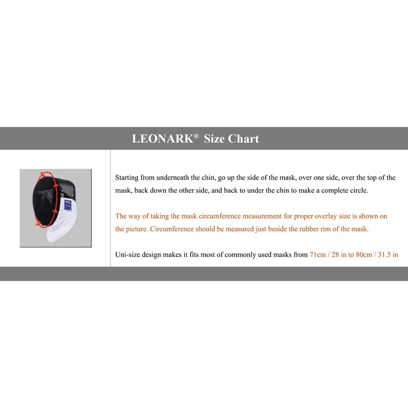 LEONARK 800N Hema Fencing Mask Overlay Helmet Hood - Handmade