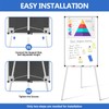 Whiteboard Easel 36 x 24 Inches, Magnetic Portable Dry Erase