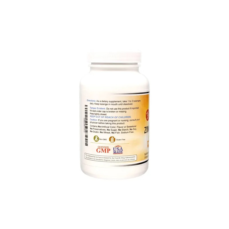 Wonder Laboratories Zinc Pastillas Vit C Sabor Fruta 100