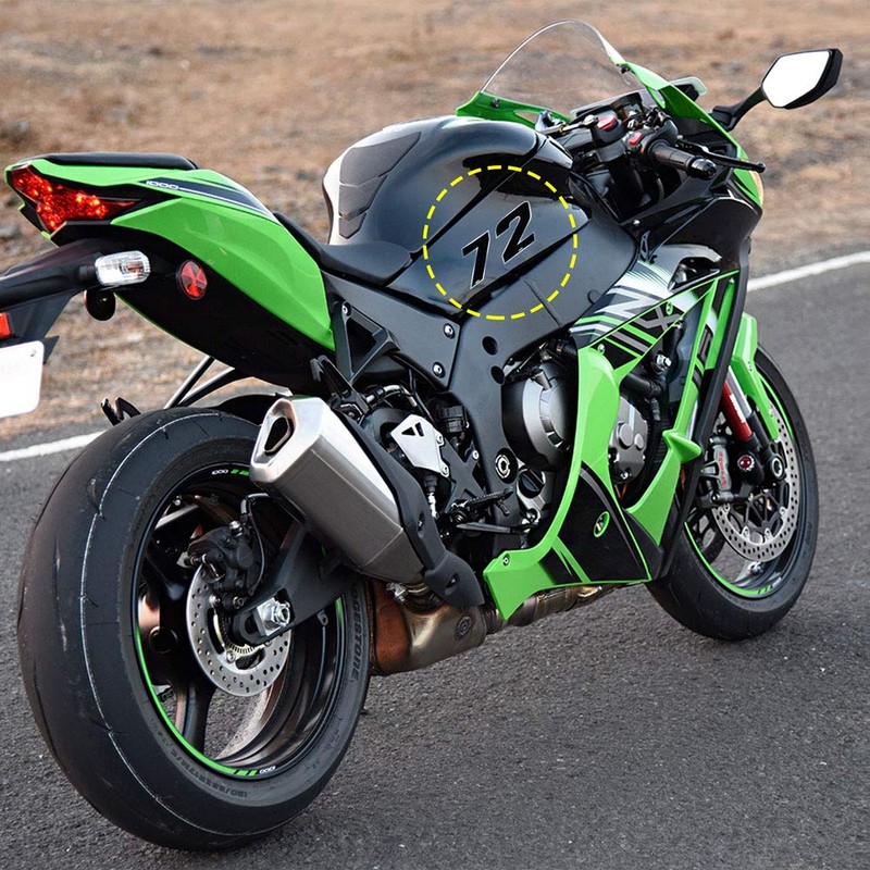 Quattroerre Racing Number 7 Anodized Small, White