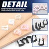 Glarks 80Pcs 3/8" 5/16" 8 Sizes Fuel Line Retainer Clips