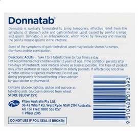 Donnatab Tablets 50 (Limit ONE per Order)
