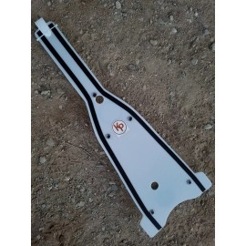 Kased Plates '04-'08 ARCTIC CAT DVX400 3MM RED Life Warranty Poly Skid Plate