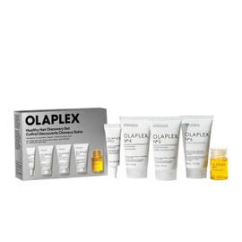 Olaplex Healthy Hair Discovery Set: Nº.4, 5, 0.5, 6, 7 Value Set | Cleanse, Hydrate, Reduce Breakage, and Boost Shine & Softness | For Coily, Curly, Straight, and Wavy
