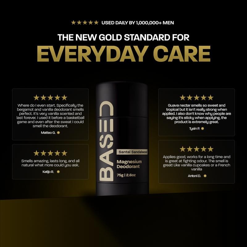BASED High Performance Deodorant | Aluminum Free | 24 Hour
