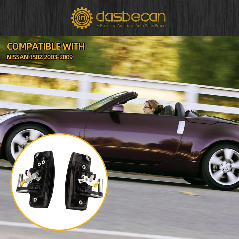 Dasbecan 1 Pair Left Driver and Right Passenger Side Exterior
