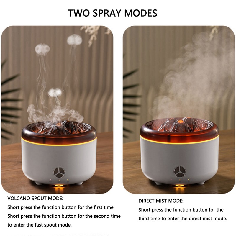 Flame Essential Oil Diffuser 500ml Aroma Diffuser Aromatherapy Diffuser Mist