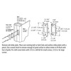 Prime-Line E 2479 Deadbolt Strike, 2 Piece, High Security, 1/8
