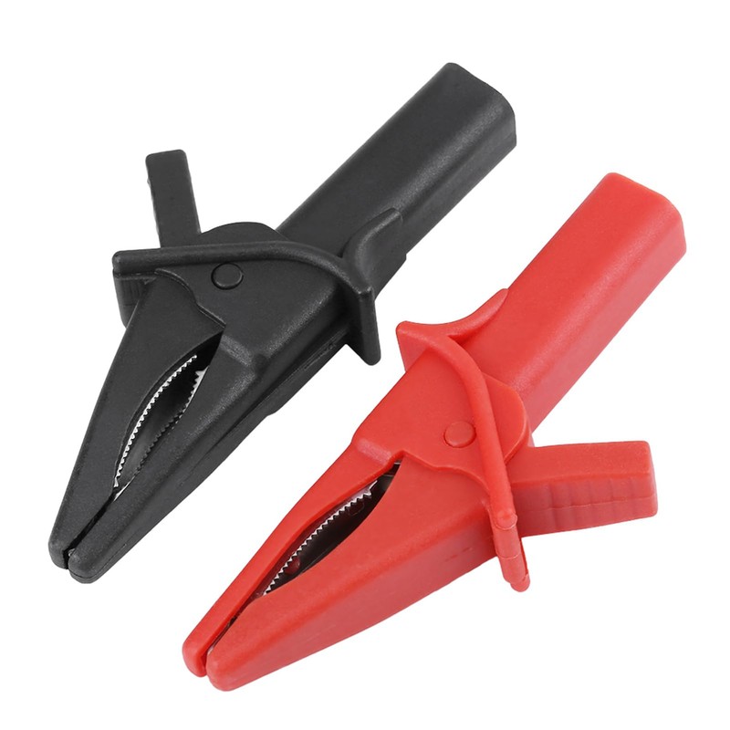 Watris Veiyi Pack of 2 Alligator Clips, Fully Insulated Alligator