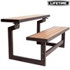 Lifetime 60054 Convertible Bench / Table, Faux Wood Construction