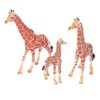 3pcs Giraffe Figurines Simulation Innovative Educational Giraffe Family Action Figure