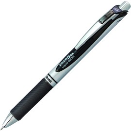 Pentel Energel 0.3mm Ultra Fine Point Needle tip Pen, Pack of 6; 3 Black & 3 Blue retractable Liquid Gel Ink Pens