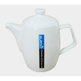 Super White Porcelain Tea Pot with Handle (20 oz) TP0165