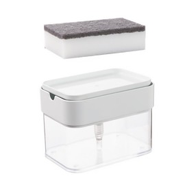 LABRIMP 1set Kitchen Sink Soap Dispenser Sponge Pump for Easy Dish Soap Dispensing Practical Cleaning Tool for Home and Restaurant Use Capacity for Saving Efficiency