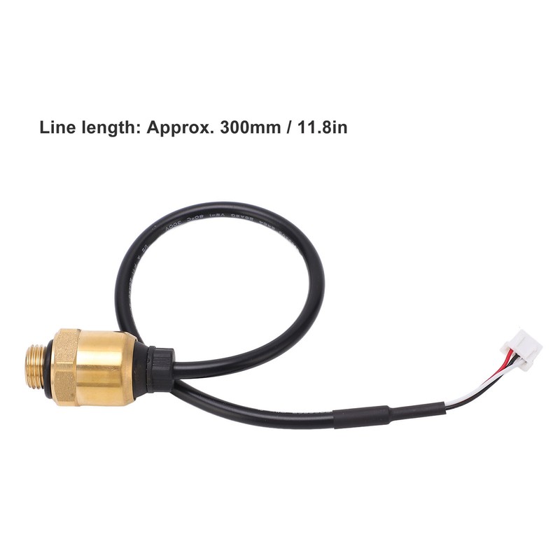 Pressure Transducer PC Copper Lightweight Anti Shock 11.8in Electric Pressure