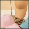 White Fang CZ066 Baseball Cap, Plain, Brim Length, Simple, Stylish,