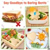 30Pcs Sandwich Cutter and Sealer for Kids Fruit Cutters Shapes