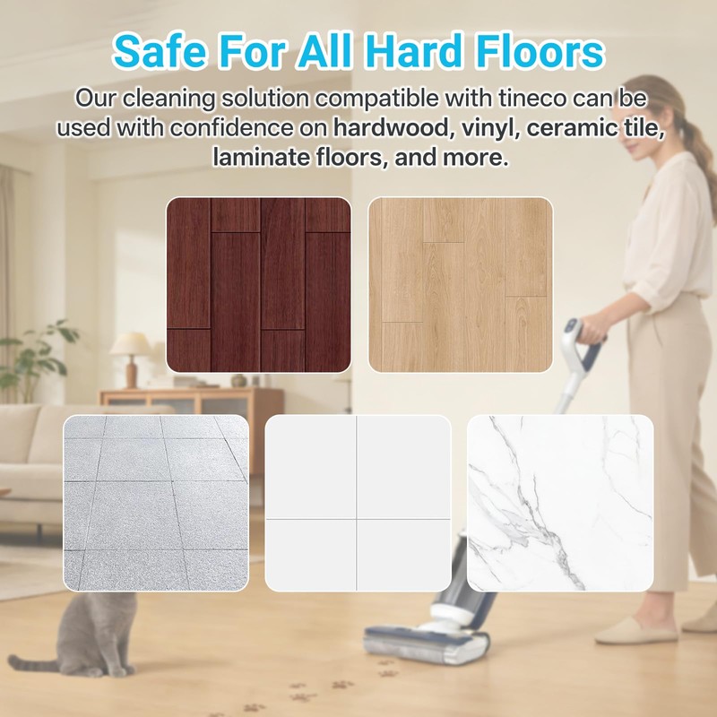 2.5 L Floor Cleaning Solution Ocean Scent, Compatible with Shark