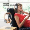 Headphone Stand, Aluminum and Wood Headphone Holder for Over Ear