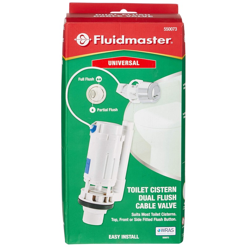 Fluidmaster 550073 550 Flush Valve WC, White