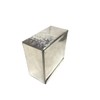 Dynore Stainless Steel Mathar Design Square Shape Tissue Paper Holder